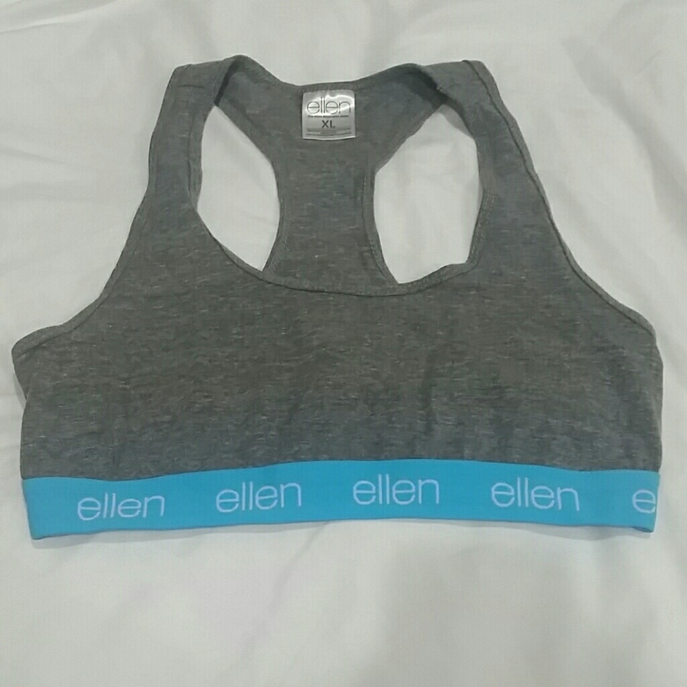 NWOT Ellen Degeneres sports bra XL